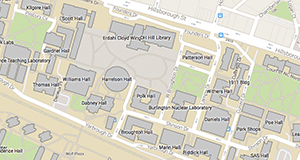 Map of NC State campus